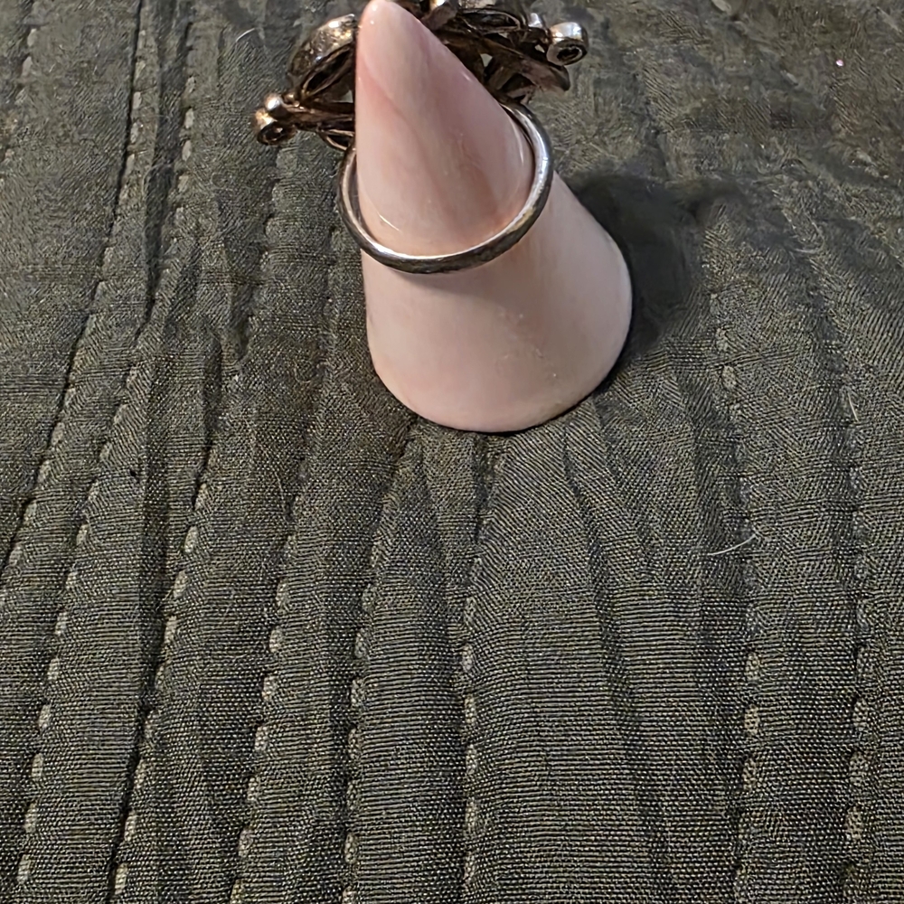 Marahlago Sterling Silver Larimar And Blue Topaz Statement Ring - Picture 3 of 7